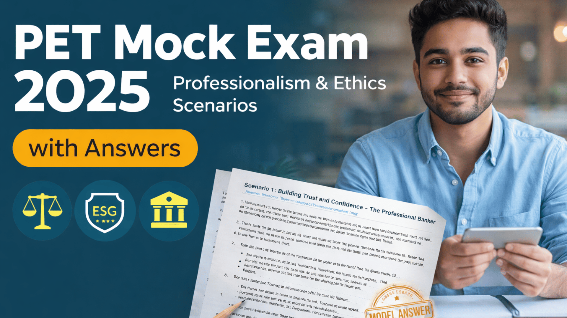 PET Mock Exam 2025 – Professionalism & Ethics Scenarios with Answers