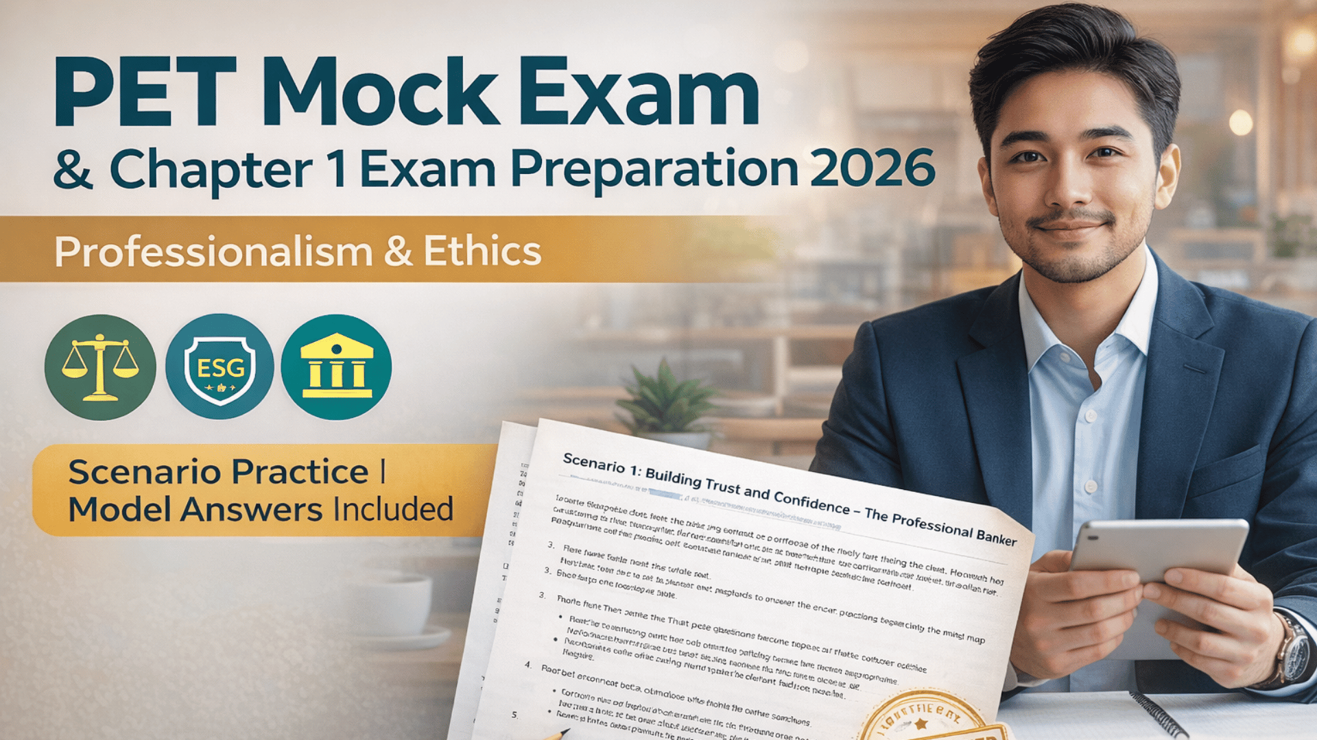 PET Mock Exam & Chapter 1 Exam Preparation 2026 – Professionalism & Ethics